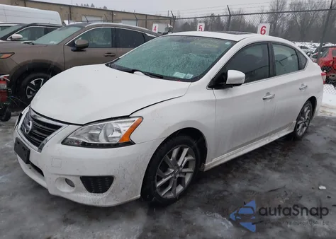 2013 Nissan Sentra Sr z USA, uszkodzony, nr VIN 3N1AB7AP9DL684268